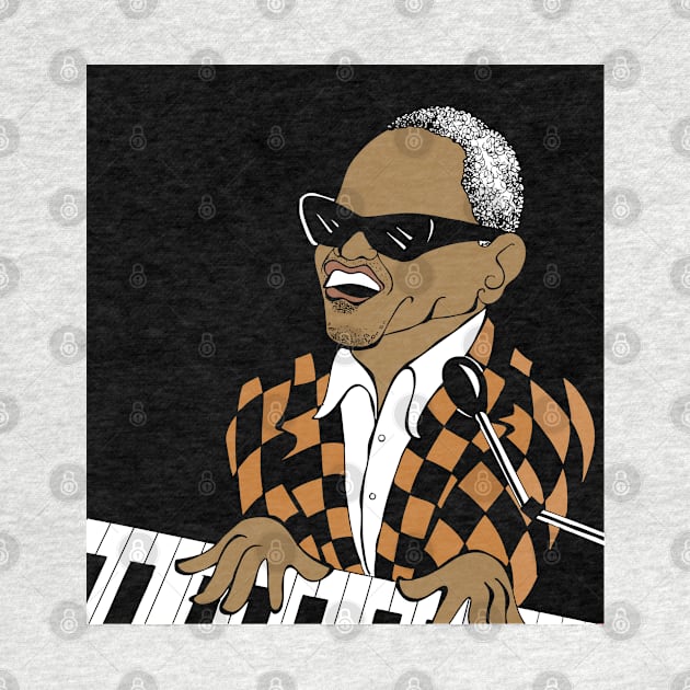 RAY CHARLES FAN ART by cartoonistguy